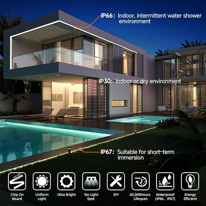 BTF-LIGHTING FCOB COB LED Strip 480LED/m Flexible High Density Uniform Light 9W/m 16.4FT DC12V Natural White 4000K CRI 90+ 8mm Width LED Ribbon for Indoor Decor(No Adapter or Controller)