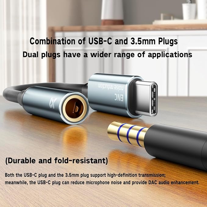 Wired Earbud In Ear Headphones With Mic Noise-canceling Call,Deep bass Hi-Fi Noise Cancellation Earbuds Wired Immersive Bass Dual-unit Earphones compatible with iPhone 15 16 17 Pro Max Air Android etc