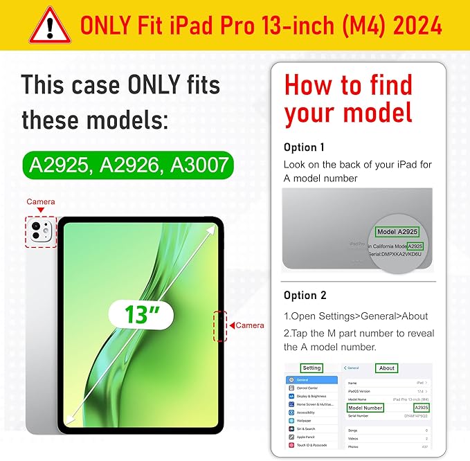 May Chen for iPad Pro 13 Inch Case M5 2025 / M4 2024, Built Pencil Holder & Clear Transparent Print Back Shell Slim Stand Shockproof Tablet Cover, Auto Wake/Sleep, Bow Strawberry