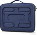 DOMISO 14 inch Laptop Sleeve with Handle Shockproof Computer Bag Waterproof EVA Protective Carrying Case for 14" ThinkPad E480/Yoga 920/13.5" Microsoft Surface Book/HP Pavilion 14 Stream 14,Dark Blue
