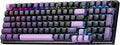 Redragon K740 PRO 98 Keys Wireless RGB Gaming Keyboard, 3-Mode PBT Mechanical Keyboard w/Solid Aluminum Base, Dedicated Knob Control & Hot-Swap Socket, Custom Linear Switch