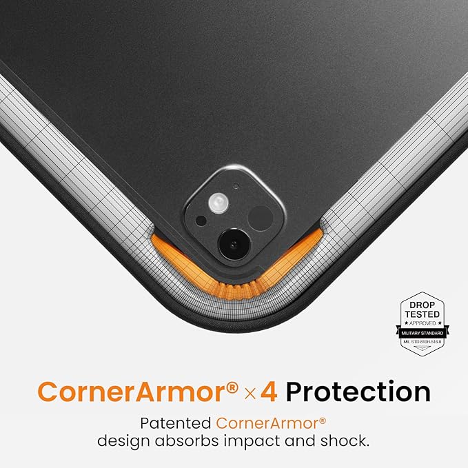 tomtoc Slim & 360° Protective Tablet Sleeve for 11-inch iPad Air & iPad Pro M5/M4/M3, iPad 2025 A16, Water-Resistant Case with CornerArmor