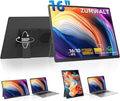 Portable Monitor, 16 Inch 1200P FHD Laptop Screen Extender Dual Monitor, 360° Rotating Detachable Stand Plug n Play, Ultra Slim Zero Frame, Travel Portable Screen for Laptop/PC/Mac/Windows/PS5