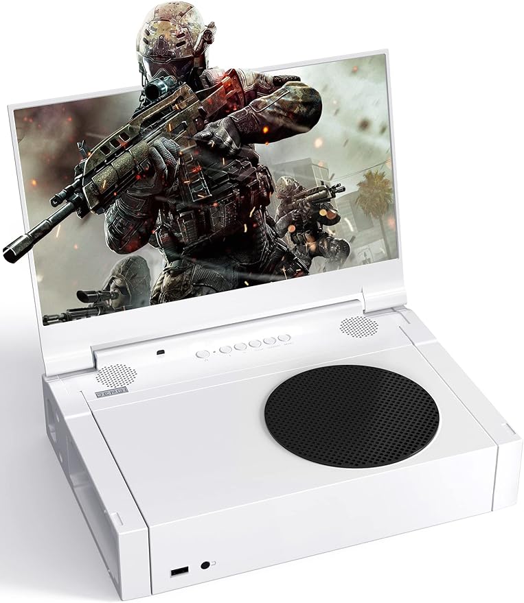 DEPGI 14" Portable Monitor for Xbox Series S (Not Included), 60Hz 1080P HD IPS Portable Gaming Monitor with Remote Control,Portable Monitor with HDR10,AMD FreeSync, 2X HDMI