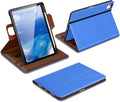 DTTO for iPad Air 11 inch Case M4 / M3 / M2 (2026/2025/2024), iPad Air 5th / 4th Gen (2022/2020), 360 Degree Rotating Premium Leather Folio Stand Cover with Pencil Holder, Royal Blue