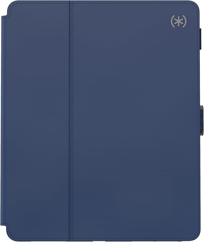 Speck Case for iPad Pro 6th Generation 12.9 Inch - Drop & Camera Protection, Slim Multi Range Stand, Apple Pencil Holder - Arcadia Navy/Moody Grey