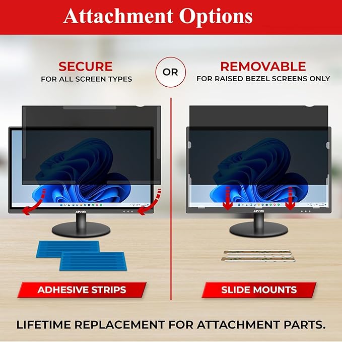 34 Inches Privacy Screen Filter for 21:9 Curved Ultrawide Monitor | Privacy Shield | Anti Glare & Anti-Blue Light | Eye Protection | Anti Spy | Computer Security Private Filter Protector