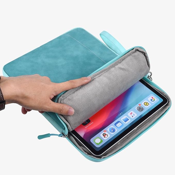 CAAORDKSO 11.6 inch Laptop Sleeve Case for Acer Chromebook, ASUS Vivobook, HP Stream, Samsung Chromebook 11.6 - Blue