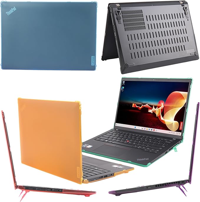 mCover Hard Case ONLY Compatible for 2023-2024 14" Lenovo ThinkPad T14s Slim Gen 3 / Gen 4 Windows PC (with 180° Hinge, NOT Fitting Any Other Lenovo Models) - Aqua