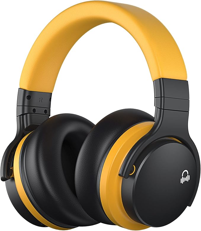 Million Sold Classic E7 Active Noise Cancelling Headphones with Upgraded HD Sound, Wireless Bluetooth Headphones Over The Ear Unequaled Comfort, Vivid Deep Bass, for Home Office Travel Birthday Gift