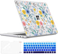 Case Compatible with 13 inch Microsoft Surface Laptop 2025 Copilot+PC (Model 2095), Printed Pattern Plastic Hard Shell Case for Microsoft Surface Laptop 13-inch 2025, Flowers L213