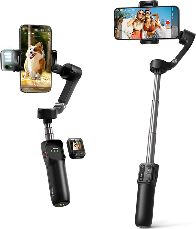 hohem iSteady V3 Ultra Gimbal Stabilizer for Smartphone & hohem iSteady X3SE Plus Gimbal Stabilizer for iPhone