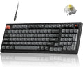 Keychron V5 8K 96% Wired Mechanical Keyboard, 8000 Hz Polling Rate Hot-Swappable QMK Programmable Keyboard with Numpad & Knob, RGB Backlit, Ergonomic for Mac Windows Linux-Tactile Banana Switch