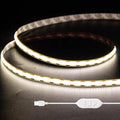 USB 5V COB LED Strip Lights 3.28ft/1M, Natural White 4000K Dimmable USB Powered Density COB Tape Flexible Cuttable LED Strip for TV Backlight, 3D Printer, RV, Sewing Machine, Bedroom, Mirror