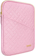 Lacdo Tablet Sleeve Case for 13 inch New iPad Air M4 M3 M2 2026-2024, 13" iPad Pro M5 M4 2025-2024, 12.9 inch iPad Pro 6 5 4 3 with Magic Keyboard and Smart Keyboard Folio Protective Bag, Sakura Pink