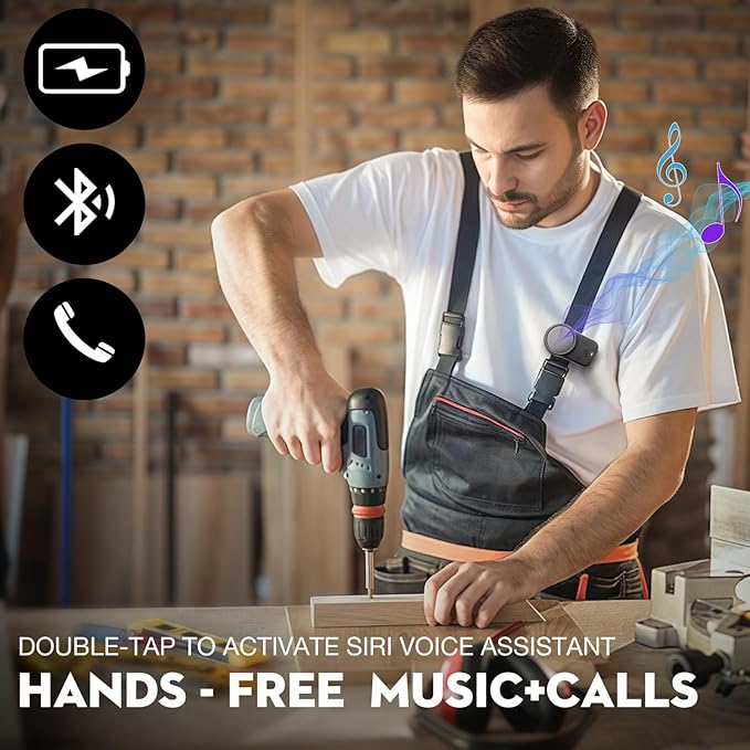 Mini Bluetooth Speaker, Clip-On Portable Speaker with Built-in Mics Hands-Free Music and Calls for Hiking/Biking, Waterproof Adjustable Volume Wearable Bluetooth Speaker, Gifts for Women/Men