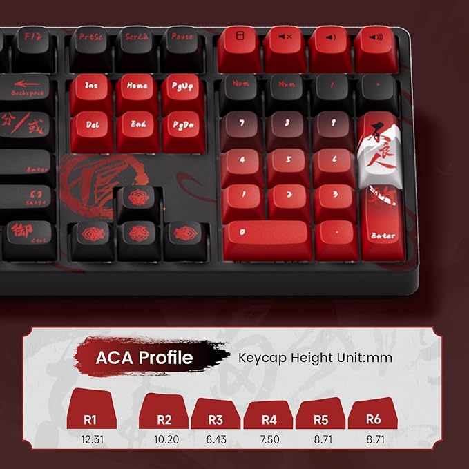 Akko Wireless Gaming Keyboard The Degenerate 5108B Plus Hot-Swappable Tri-Mode Mechanical Keyboard RGB Backlight, Piano Pre Lubed Switch