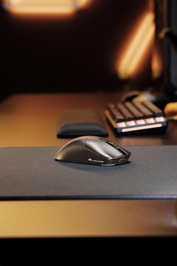 GLORIOUS Gaming Model O 2 PRO Wireless Gaming Mouse - 2.4GHz Wireless 1ms delay, 100M clicks, 57g Ultralight, Long Battery Life, 26K DPI BAMF 2.0 Sensor, Ambidextrous, 6 Buttons, PTFE Feet
