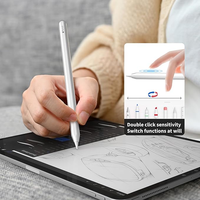 Hi Color Silicone Pencil Cover for Apple Pencil 2nd/Apple Pencil Pro Cover Case Sleeve Ipad Pencil Protective Cover(Transparent)