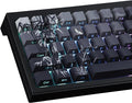 Tsungup PBT Keycaps - Side Print Keycap Set,135 Keys Bamboo Sea Custom Key caps Gradient Grey Shine Through Cherry Profile Keyboard Keycaps for Cherry MX Switches Mechanical Keyboards
