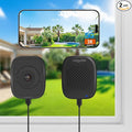 3K 5MP Window Camera for Home Security Indoor Magnetic Mount, 2Pack No Drill 5G&2.4GHz WiFi, Outdoor Monitoring Through Glass, Full Color Night Vision, 24/7 AI Smart Detection Recording