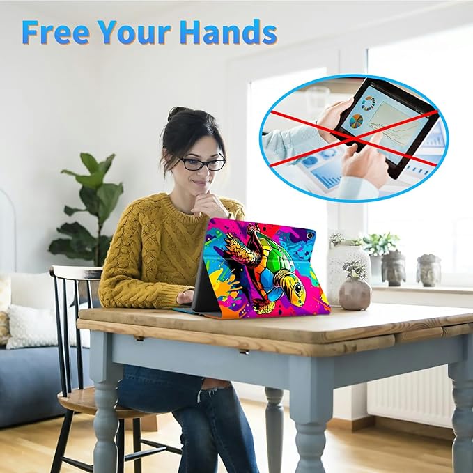 for Amazon Kindle Fire HD 8 & HD 8 Plus(12th/10th Generation, 2024/2022/2020 Release) 8" Tablet Case, Slim Kickstand Stand Leather Smart Cover with Auto Wake/Sleep, Pink Rose