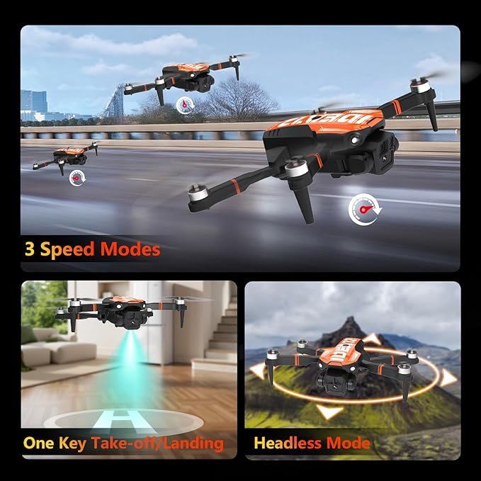 LE-IDEA GPS Drone with Camera for Adults, Professional 4K Camera Drone with Brushless Motor Auto Return Home Follow Me RC Quadcopter for Beginners Foldable Toys Gifts Under 249g IDEA12GPS