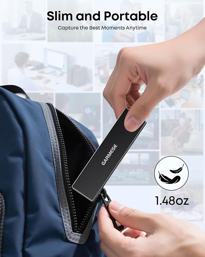 Portable External SSD 500GB, USB 3.2 Gen 2 External Solid State Drive Up to 1000MB/s, Ultra-Fast Portable SSD Storage for PC, Laptop, Tablet, Game Console – Plug & Play