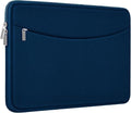 Laptop Sleeve Case 14 inch, Shockproof Protective Laptop Cover Briefcase Carrying Computer Bag with Accessory Pocket Portable Computer Sleeve for 14" MacBook, HP, Dell, Lenovo, Acer, Blue