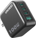 100W USB C Charger Block, 4-Port GaN and Ultra-Compact Wall Adapter, for MacBook, iPhone 17/16 Series, Samsung Galaxy, Pixel, and More