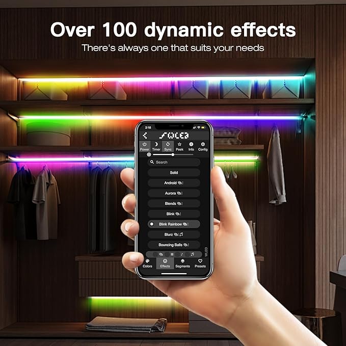 GLEDOPTO ESP32 WLED LED Strip Controller with Mic Microphone Music Dynamic Mode RGB IC DIY Lighting App Easy Wiring for WS2811 WS2812 SK6812 TM1814 WS2813 WS2815 Addressable FCOB Strip Light