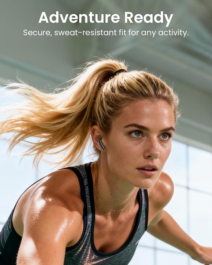 Wireless Earbuds with Active Noise Cancelling,140-Hour Long Battery Life Bluetooth 5.4 Ear Buds,Multi-Device Pairing,Enhanced Clear Call,Deep Bass Stereo Headphone,in-Ear Earphones (Dark)