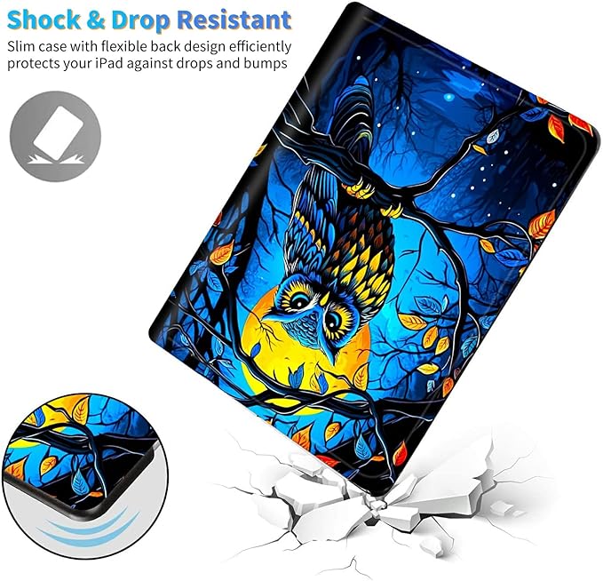 for 6.8" Kindle Paperwhite (11th Generation 2021) and Kindle Paperwhite Signature Edition Case, Slim Kickstand Stand Leather Smart Cover with Auto Wake/Sleep, Dark Wolf Eagle