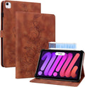 Case for iPad (A16) 11th Generation 11 Inch 2025, iPad 10th Generation 10.9 inch 2022 Case, Auto Wake/Sleep Supports Pencil Holder Magnetic Clasp Stand Cover, Brown