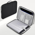 13 inch Laptop Sleeve Case for 2026 2025-2022 MacBook Air 13.6 inch M5 M4 M3 M2 Chip, MacBook Neo 13 inch Laptop Water-Resistant Shockproof Handle Bag Cover w/Accessory Pocket -Black