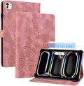 Case for iPad Pro 11 Inch (M5) 2025 / (M4) 2024, Auto Wake/Sleep Supports Pencil Pro and Pencil(USB-C) Magnetic Clasp Stand, Pink