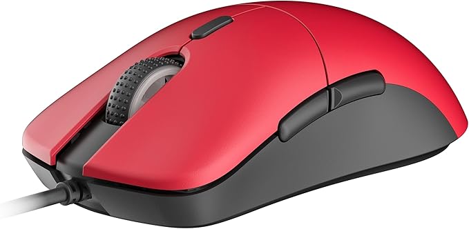 HK GAMING Mira XM1 Ultra Lightweight Gaming Mouse | 58 Grams | max 16000 cpi | 1kHz USB Wired | 6 Buttons | Anti Slip Grips (Monza)