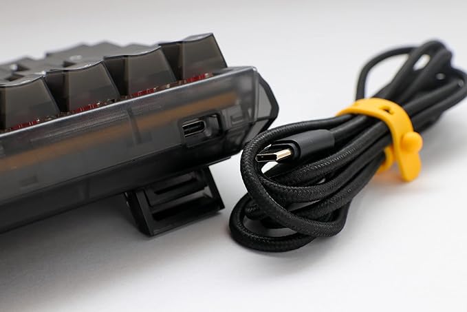 Ducky One 3 Mini Aura 60% Mechanical Keyboard: Quack Mechanics Dampening, Hot-Swappable Cherry MX Silver Switches, High-Density PBT Tripleshot Keycaps, RGB, US, Black