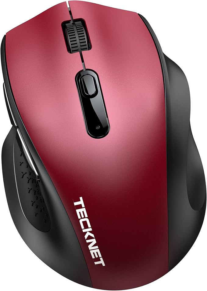 TECKNET Wireless Mouse for Laptop, Silent Mouse Quiet Click, Computer Mice Wireless, 6 Adjustable 4000 DPI Computer Mice