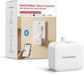 Switchbot Smart Switch Button Pusher (Bluetooth) – Fingerbot for Rocker Switch/One-Way Buttons, App Timer Control, No Wiring, Optional Hub Required for Voice/Remote, White