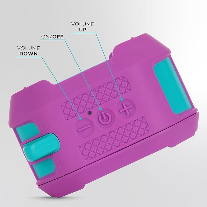 Altec Lansing HYDRATREK Magnetic Bluetooth Speaker, Waterproof IP67, Portable Speaker, True Wireless Pairing, USB-C Quick Charge, 3.7V 400mAh Battery, Voice Assistant, Perfect for Any Adventure