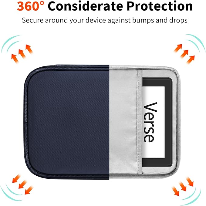 HoYiXi Universal Sleeve Bag for 7-8 inch Tablet Fire HD 8/Fire HD 8 Plus Compatible iPad mini (6th Gen) 8.3" 2021, iPad mini 5/4/3/2/1, Tab A8, 7"-8" inch Android Tablet Sleeve Case -Blue