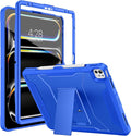 Soke Case for iPad Pro 13 Inch M5/M4 & iPad Air 13 Inch M4/M3/M2(2026/2025/2024), iPad Pro 12.9(2022 2021 2020,6th/5th/4th Gen), Rugged Shockproof Protective Cover - Abyss Blue
