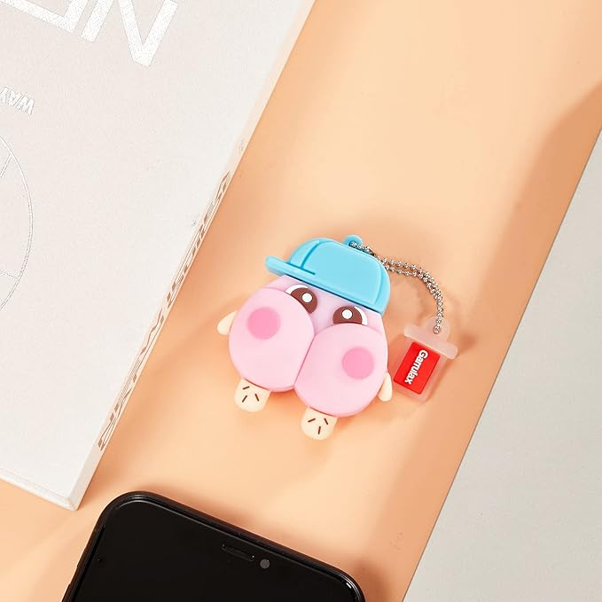 USB Flash Drives,Waterproof Silicone USB2.0 High Speed Thumb Memory Stick Pen Date Storage Pendrive U Disk (16GB,Cute Butt)