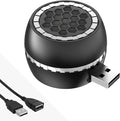 Dual Modes Mini Portable USB Speaker for Computer & Small Bluetooth Speaker for Tablets Smartphone, USB-A Plug-N-Play & Wireless Connection, with 2.6FT Extension Cord, Loud & Crystal Clear Sound