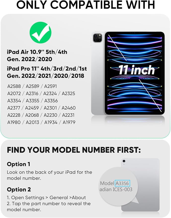 SCSVPN Kids Case for iPad Air 5th/4th Generation 10.9-inch 2022/2020 & iPad Pro 11'' 4th/3rd/2nd/1st Gen 2022 2021 2020 2018 Protection Case with Pen Holder, Stand, Handle, Shoulder Strap, Red Blue