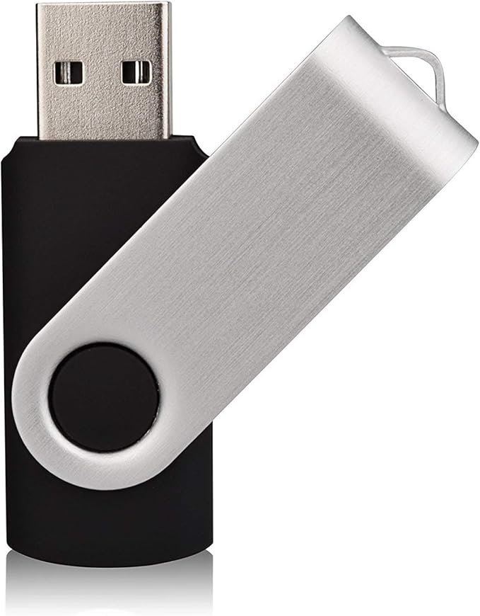 Aiibe 10 Pieces 2GB USB Flash Drive Colorful Memory Stick Thumbdrives (Mix Colors : Black Blue Red Green Orange White Yellow Pink Purple Silver)