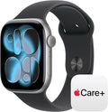 Apple Watch Series 11 [GPS + Cellular 46mm] Smartwatch with Space Grey Aluminium Case with Black Sport Band - M/L. Sleep Score, Fitness Tracker, Health Monitoring with AppleCare+ (2 Years)