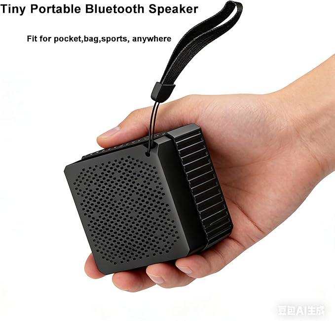 Portable Bluetooth Speakers, IPX6 Waterproof Wireless Outdoor Small Speaker with 24H Playtime, HD Stereo Bass, Bluetooth 5.3, Electronics for Home, Shower, Outdoors, Travel