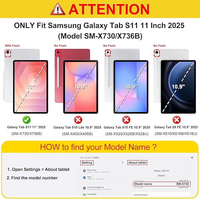 Fintie Case for Samsung Galaxy Tab S11 5G 11 Inch 2025 Model (SM-X730/X736B) with S Pen Holder, Multi-Angle Viewing Soft TPU Back Cover with Pocket, Auto Wake/Sleep, Lilac Marble